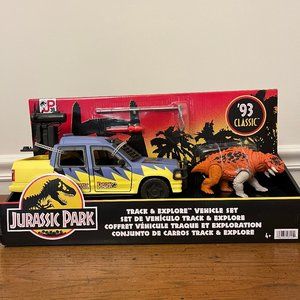 Jurassic Park '93 Classic Track & Explore Vehicle Set